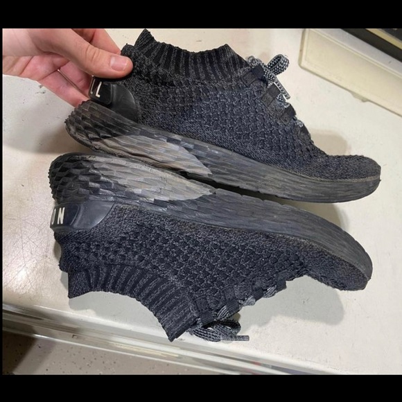 No Bull Black on Black Knit Runners M10/W11.5 - Picture 8 of 9